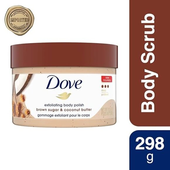 Dove Scrub Brown Sugar & Coconut Butter For Silky Smooth Skin - Picture 1 of 4